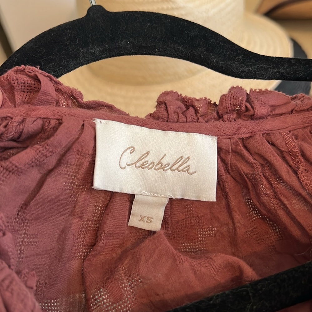 Cleobella brown cotton blouse - Picture 3 of 3